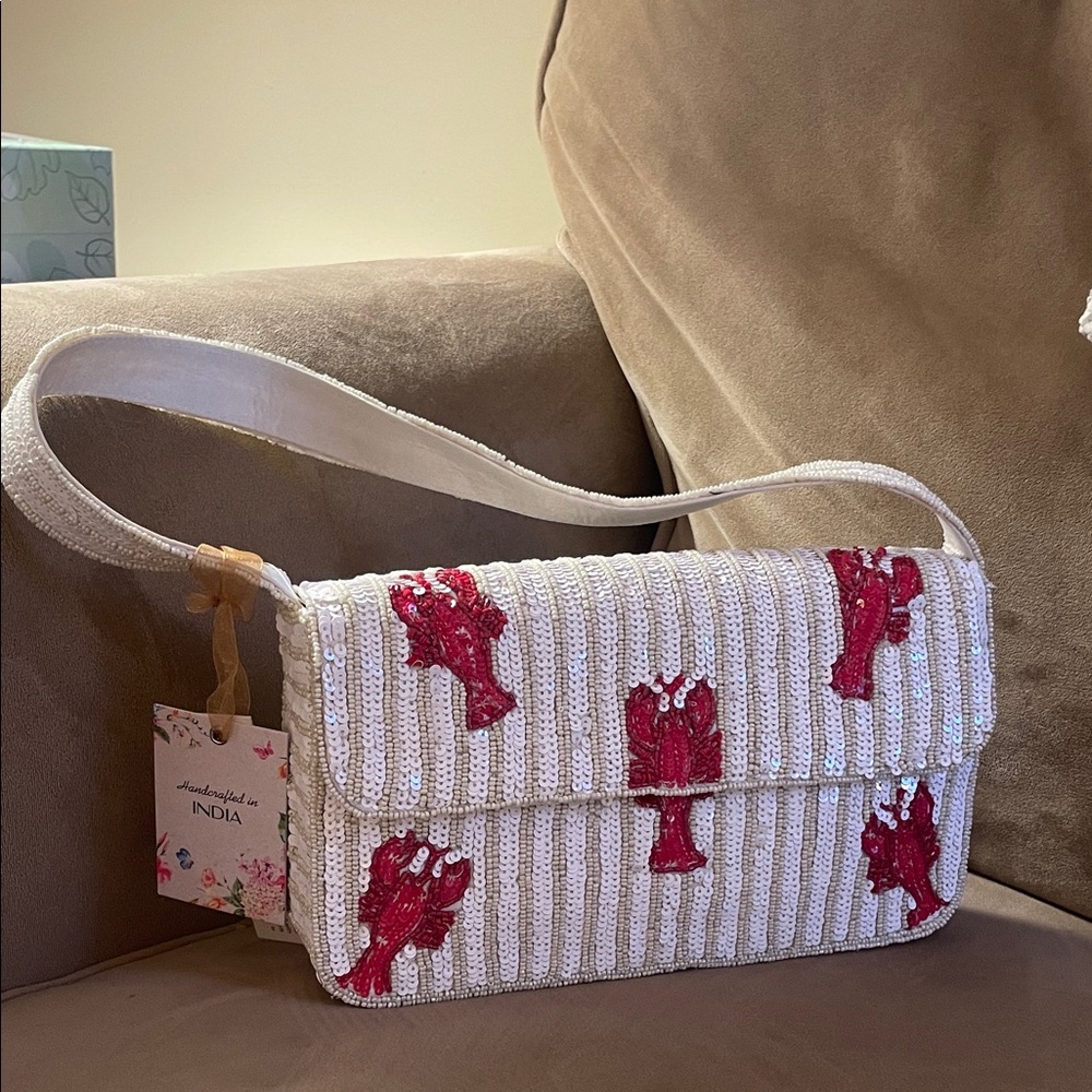 Viral Beaded Bag from TJ Maxx - Lobsters!